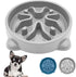 Non-Slip Slow Feeder Dog Bowls - Durable Puzzle Feeder for Small Dogs, 1 Cup, BPA Free, Grey