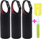 Kvvdi Neoprene Water Bottle Sleeve 3 Pack - 16 oz to 21 oz Portable Cooler Cover Holder Strap for Outdoor
