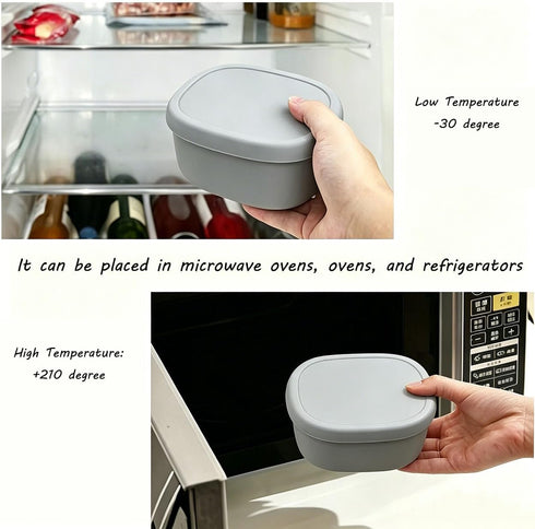 TsuvyXeg 200ml Pet Food Storage Container with Lids Cat Cans Cover Silicone Sealer Reusable for Cats Dogs