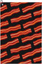 Cghjklzxv Tasty Bacon Strips Quick Dry Golf Towel with Carabiner - 24"X16" Absorbent