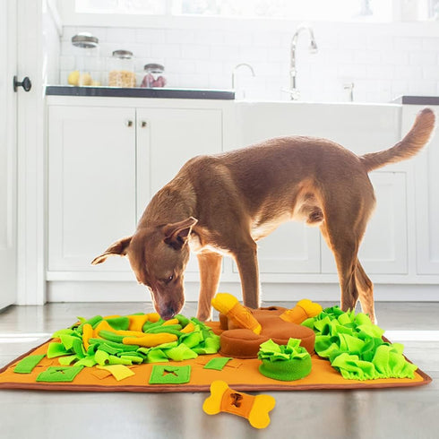 Snuffle Mat for Dogs, Enrichment Feeding Mat for Smell Training, Interactive Toy for Stress Relief and Mental