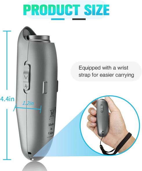 Rechargeable Ultrasonic Dog Barking Deterrent Devices, 3 Frequency No Bark Control, 16.5 Ft Range Dog Whistles