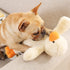 HOOPET Plush Duck Dog Toy - Large Squeaky Soft Pillow Snuggle Cuddle Toy for Big, Medium & Small Breed Dogs