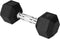Yes4All Chrome Grip Encased Hex Dumbbells, Anti-Slip Hand Weights, 05-50 LBS Single