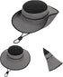 Foldable Fishing Hat, Breathable Beach Sun Hat - Outdoor Packable UV Protection Safari Bucket Hat