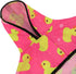 HDE Dog Raincoat Jacket, Reflective Adjustable Hooded Poncho for Small to X-Large Dogs, Pink Ducks