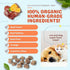 CocoTherapy 3 Pack of Coco-Canivore Meatballs Dog Treats, Beef, Chicken, Turkey Variety