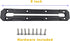 Kayak Track Mount Low Profile Nylon Rail Track, Kayak Fishing Accessories, 6/9/12 inch (1/2 pack) (9 inch(2pack))