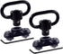 QD Mount Swivel, 2 Pack Quick Detach 1.25" Push Button Swivels Adapter Base for Mlok Rail System