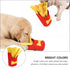TEHAUX Dog Snuffle Toy - French Fries Shape Interactive Puzzle Toy for Slow Eating and Chewing