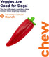 Crunch Veggies Pepper Dog Chew Toy, Medium by Petstages