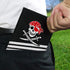 Golf Leather Scorecard Holder Cover with American Flag Golf Ball Marker, Free Pencil, 4.33 × 7.48 inches