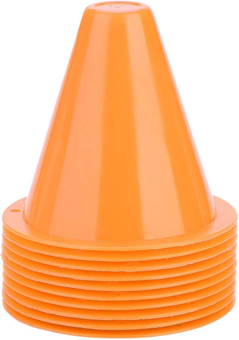 Soccer Training Cone, 10pcs Soccer Cones, Training Sports Football Equipment Barriers, Plastic Marker Holder for