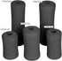 Sponge Foam Foot Pad Roller Pair for Gym Exercise Equipment, 1-inch Rod Replacement (Foam 9.25" X 2.76" Od X 0.87" Id)