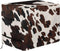 Xumfabuy Cow Print Patio Cooler Cover, Outdoor Bar Cart Cover for 80-100 Quart