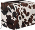 Xumfabuy Cow Print Patio Cooler Cover, Outdoor Bar Cart Cover for 80-100 Quart