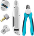 PAPIFEED Pet Nail Grinder with Nail Clipper Kit, 6 Speed Adjustable Dog