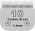 Detachable Pet Dog Grooming Clipper Ceramic Blade, Compatible with Andis Size 10 Cut Length 1/16"(1.5mm), Oster A5,