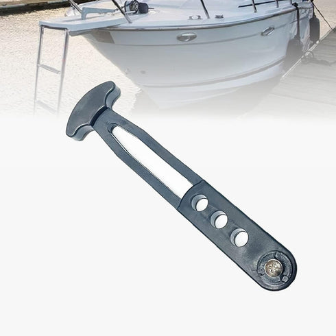 Telescoping Ladder Strap for Boat Yacht, Rubber Strap Secure Retaining Latch Band with Adjustable Mounting Holes