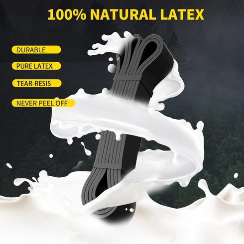 Resistance Band Pull Up Band for Fitness Exercise, Natural Latex for Body Stretch and Powerlifting at Home/Gym
