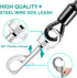 Dog Seat Belt for Car, LApapaye Chew Resistant Safety Restraint, Coated Wire Rope, Double End with Safety Buckle