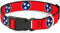 Buckle-Down Plastic Clip Collar - Tennessee Flag Stars Red/White/Blue, 1" Wide, Fits 11-17" Neck, Medium