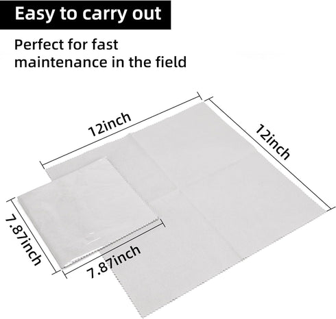 10PCS Rags12 x12 Gun Cleaning Cloth - Gun Cloth Microfiber Towel Lint Free Gun Cloth, Gun Cleaning Wipes Great for All