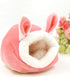 WTWU Set Winter Velvet Hamster House Guinea Pigs House Warm Nest Small Animal Nest Winter Warm Cage for Hamster Rodents