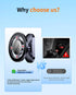 Zenithra 17/16/15/14/13/12 Ultra-Secure Magnetic Golf Cart Phone Mount | Compatible with iPhone & MagSafe Cases |
