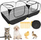 SlowTon Small Animals Playpen - Portable Chicken Coop Run Large Chick Brooder