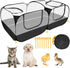 SlowTon Small Animals Playpen - Portable Chicken Coop Run Large Chick Brooder