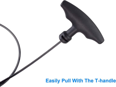 Raiseek 8" & 33" Flexible Threaded Bore Cleaning Coated Cable Set for Pistol Rifle in Zippered Pouch