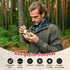 flintronic Navigation Compass, Hiking Compass with Luminous Function, Waterproof Pocket Compass for Expedition Map