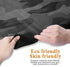 Yoga Mat in Charcoal Black Grey Camo, Eco-Friendly Non-Slip Portable Fitness Mat for Workouts