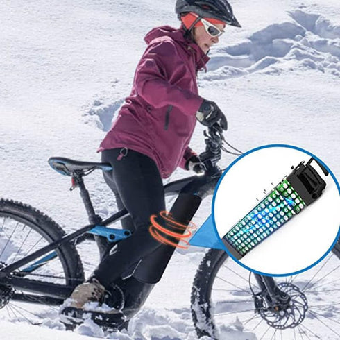 Waterproof E-Bike Battery Cover, Dustproof Electric Bicycle Frame Battery Protector Case for Cycling Accessories