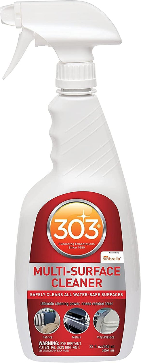 303 Products Multi-Surface Cleaner - Safely Cleans All Water Safe Surfaces -