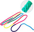 Gymnastics Art Rope, 2.8m/110inch Solid Nylon Rainbow Color Rhythmic Gymnastics Rope for Competition Arts Training
