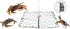 AirFly Foldable Crabjaw Trap with Bait Clip - Redesigned Rectangle Castable Crab Hawk Pot/Ring for Dungeness and Blue