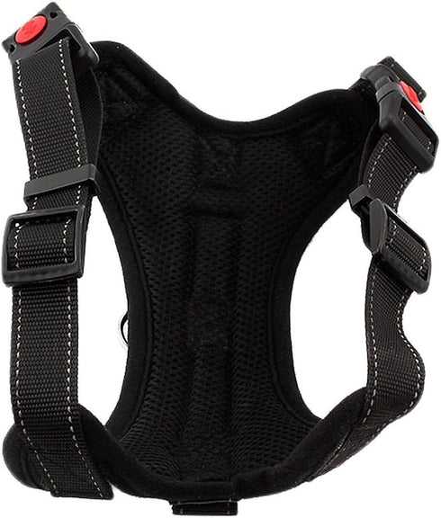 Heavy Duty Dog Harness and Leash Set, Adjustable Reflective No-Pull Padded Vest for Dogs