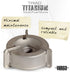 Vargo Titanium Triad Multi-Fuel Stove - Lightweight, Versatile, Solid Titanium Construction