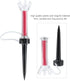 OUKENS Golf Tees, 5Pcs Flexible Magnetic Plastic Training Practice Tool Accessory