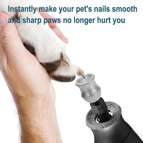 Dog Nail Grinder Bits for Dremel - Diamond Dremel Dog Nail Grinder Attachment, 1/8" Dog Nail Dremel Bits, Safe and