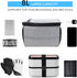 Large Bike Handlebar Bag with Phone Mount, Front Basket for Cycling Accessories, Includes Shoulder Strap