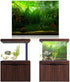 Zerodis PVC Aquarium Background Poster - Water Grass PVC Adhesive Static Wallpaper Background (91 * 41cm)