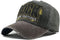 Vintage Baseball Cap Embroidery Rock Washed Denim Trucker Cap, 100% Cotton Sun Hat for Men Women