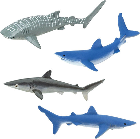 10 Set 3+ Safari Ltd. Pelagic Fish TOOB - Figurines of Sharks, Fish and Whales - Educational Toy for Boys, Girls