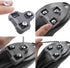 ZERAY SP-110 Bike Cleats, Bike Pedal Clips with Grip Rubber Compatible with Look Keo Structure & Keo Pedals
