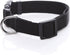 Adjustable Nylon Dog Collar, pet collar 1 Inch 3/4 Inch 5/8 Inch Wide, for Large medium Small Dogs(3/4 Inch,Black)