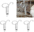 20PCS Cage Door Spring Hook Metal Finger Spring Latch Hook Spring Cage Door Hook for Animal Cages Fixing Rabbit Pet Cage Door Farming Equipment(Large)