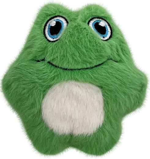 KONG Snuzzles Kiddos Mini Plush Dog Toy - Soft Squeaky Frog, Pig, Duck Combo for Small Dogs & Puppies